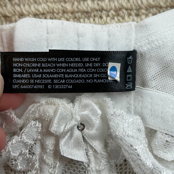 Smart & Sexy Signature Lace Underwire Bra Women 38DDD White Sheer Romantic SA964 - Picture 8 of 9